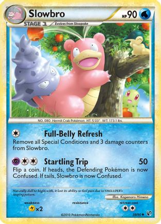 Slowbro - 38/90 - Uncommon - Reverse Holo