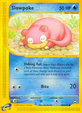 Slowpoke - 108/147 - Common - Reverse Holo