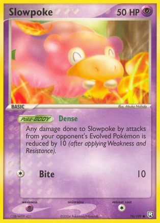 Slowpoke - 76/109 - Common - Reverse Holo