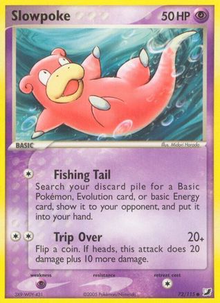 Slowpoke - 72/115 - Common - Reverse Holo