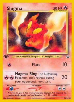 Slugma - 53/64 - Common - 1st Edition