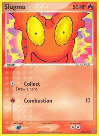 Slugma - 74/107 - Common - Reverse Holo