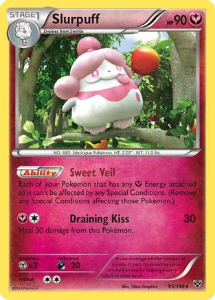 Slurpuff - 95/146 - Holo Rare - Reverse Holo