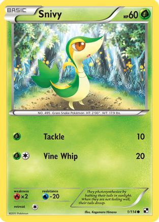 Snivy (1) - 1/114 - Common