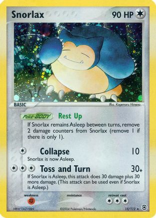 Snorlax - 15/112 - Holo Rare