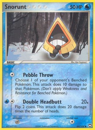 Snorunt - 64/108 - Common - Reverse Holo
