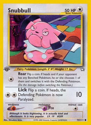 Snubbull - 74/111 - Common - Unlimited