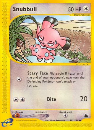 Snubbull - 101/144 - Common - Reverse Holo