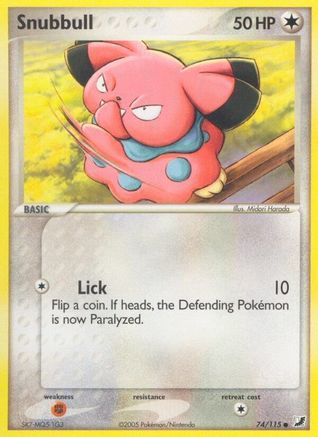Snubbull - 74/115 - Common - Reverse Holo