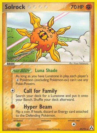 Solrock - 25/92 - Rare