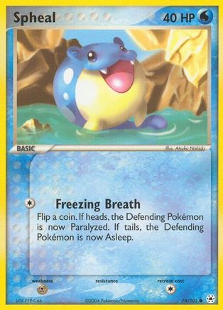 Spheal - 74/101 - Common - Reverse Holo