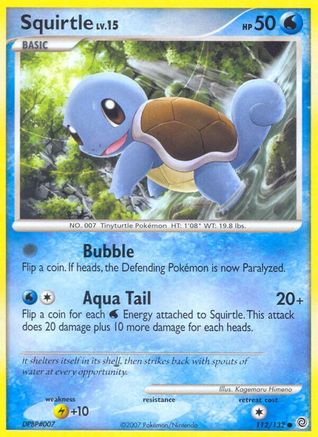 Squirtle - 112/132 - Common - Reverse Holo