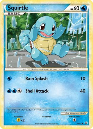 Squirtle 063  Unleashed - Common