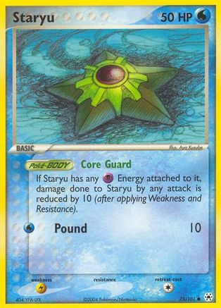 Staryu - 75/101 - Common - Reverse Holo