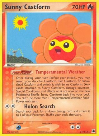 Sunny Castform - 31/113 - Rare