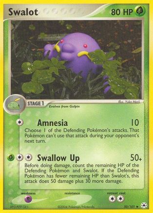 Swalot - 50/101 - Uncommon - Reverse Holo
