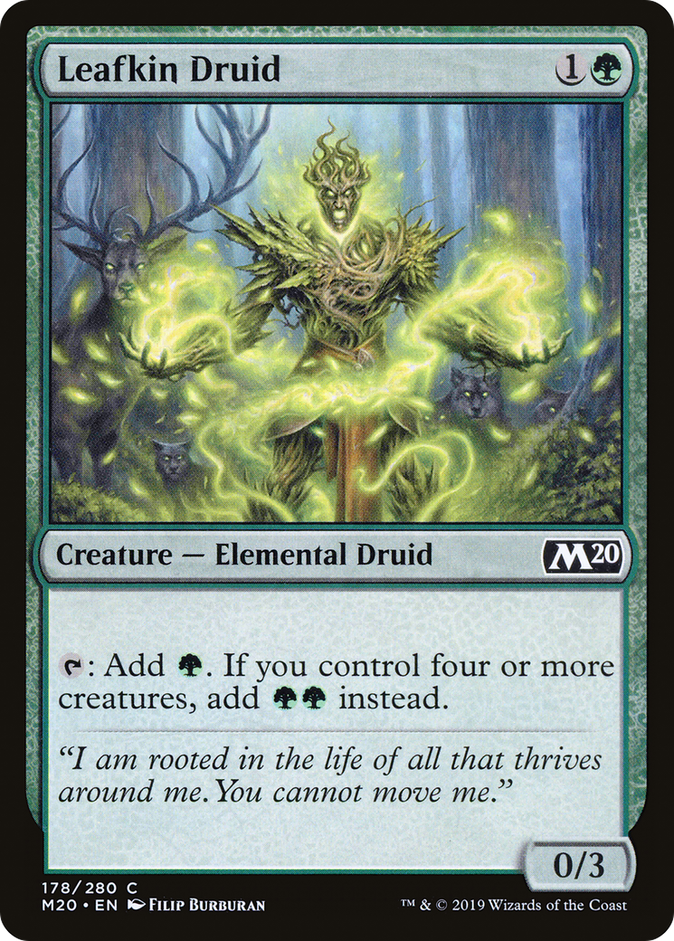 Leafkin Druid (M20-178)  Foil