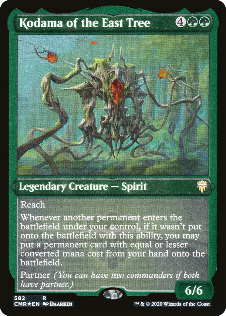 Kodama of the East Tree (Foil Etched) (CMR-582)  Foil