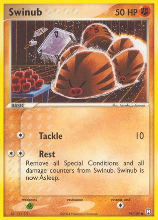 Swinub - 79/109 - Common - Reverse Holo
