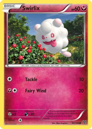 Swirlix - 94/146 - Common - Reverse Holo