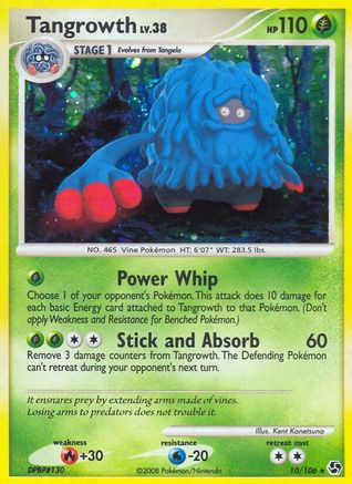 Tangrowth - 10/106 - Holo Rare - Reverse Holo