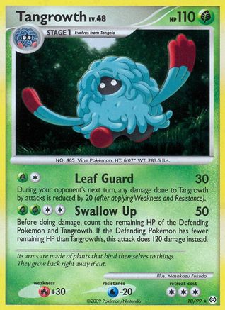 Tangrowth - 10/99 - Holo Rare - Reverse Holo