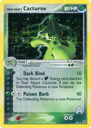 Team Aqua's Cacturne - 1/95 - Holo Rare