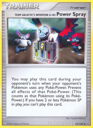 Team Galactic's Invention G-103 Power Spray - 117/127 - Uncommon - Reverse Holo