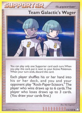 Team Galactic's Wager - 115/123 - Uncommon - Reverse Holo