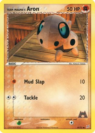 Team Magma's Aron - 58/95 - Common