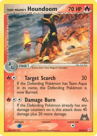 Team Magma's Houndoom - 34/95 - Uncommon