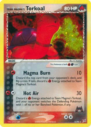 Team Magma's Torkoal - 12/95 - Holo Rare