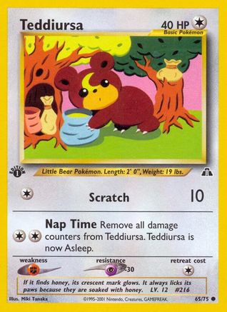 Teddiursa 065/75  - Unlimited Neo Discovery - Common