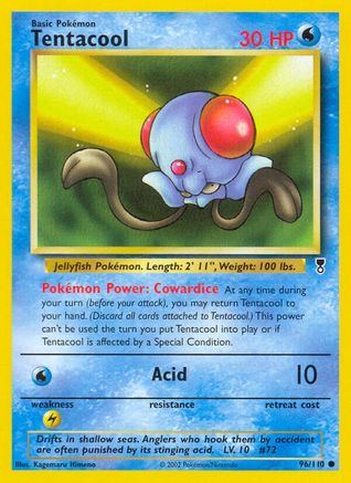 Tentacool - 96/110 - Common - Reverse Holo