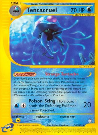 Tentacruel - 38/147 - Rare - Reverse Holo