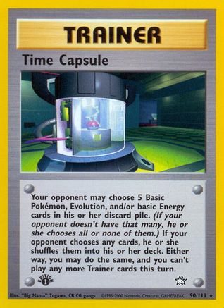 Time Capsule - 90/111 - Rare - 1st Edition