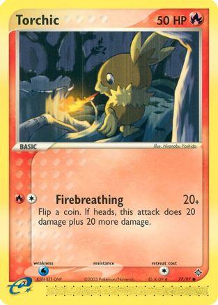 Torchic - 77/97 - Common - Reverse Holo