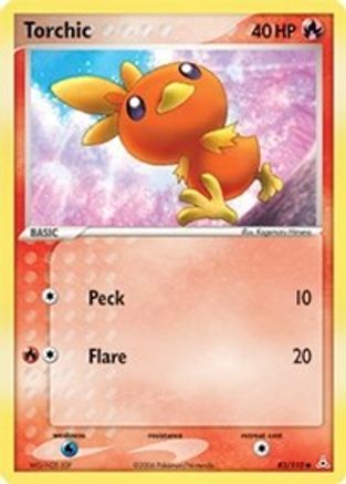 Torchic - 83/110 - Common - Reverse Holo