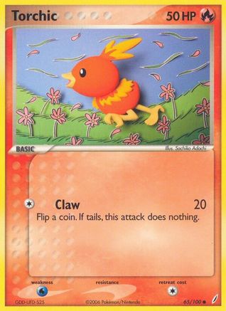 Torchic - 65/100 - Common