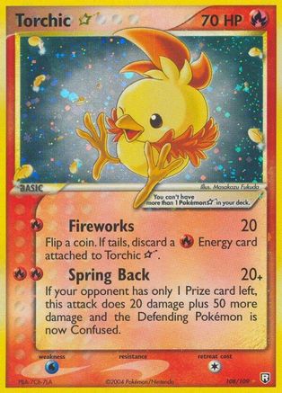 Torchic Star - 108/109 - Ultra Rare