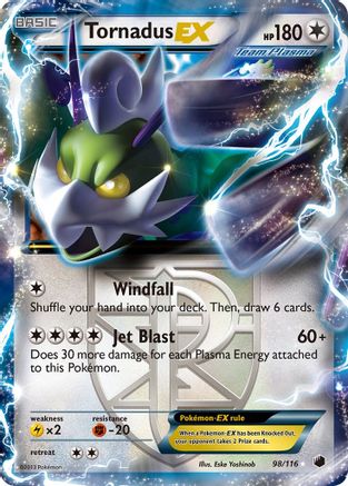 Tornadus EX (Team Plasma) - 98/116 - Ultra Rare