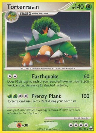 Torterra - 30/100 - Rare