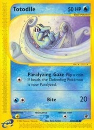Totodile (135) 135/165  - Reverse Holofoil Expedition - Common