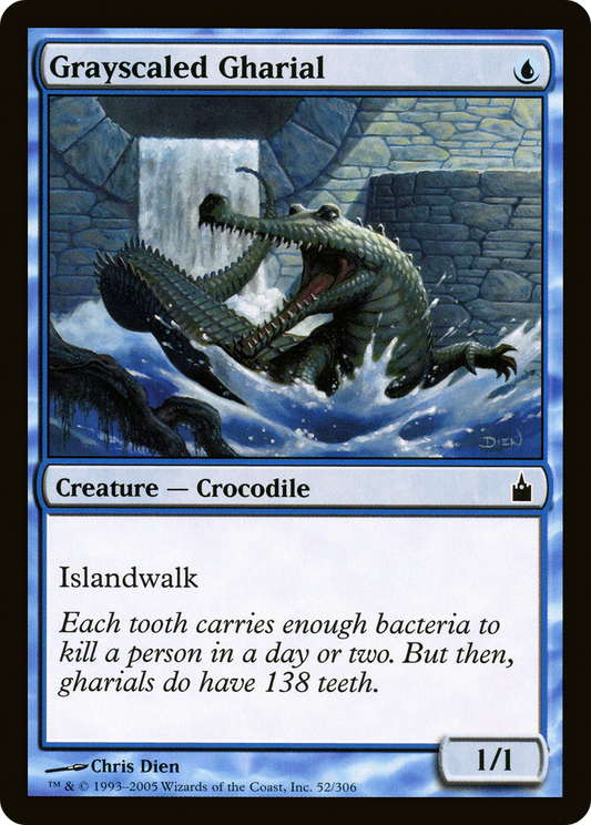 Grayscaled Gharial (RAV-052)  Foil