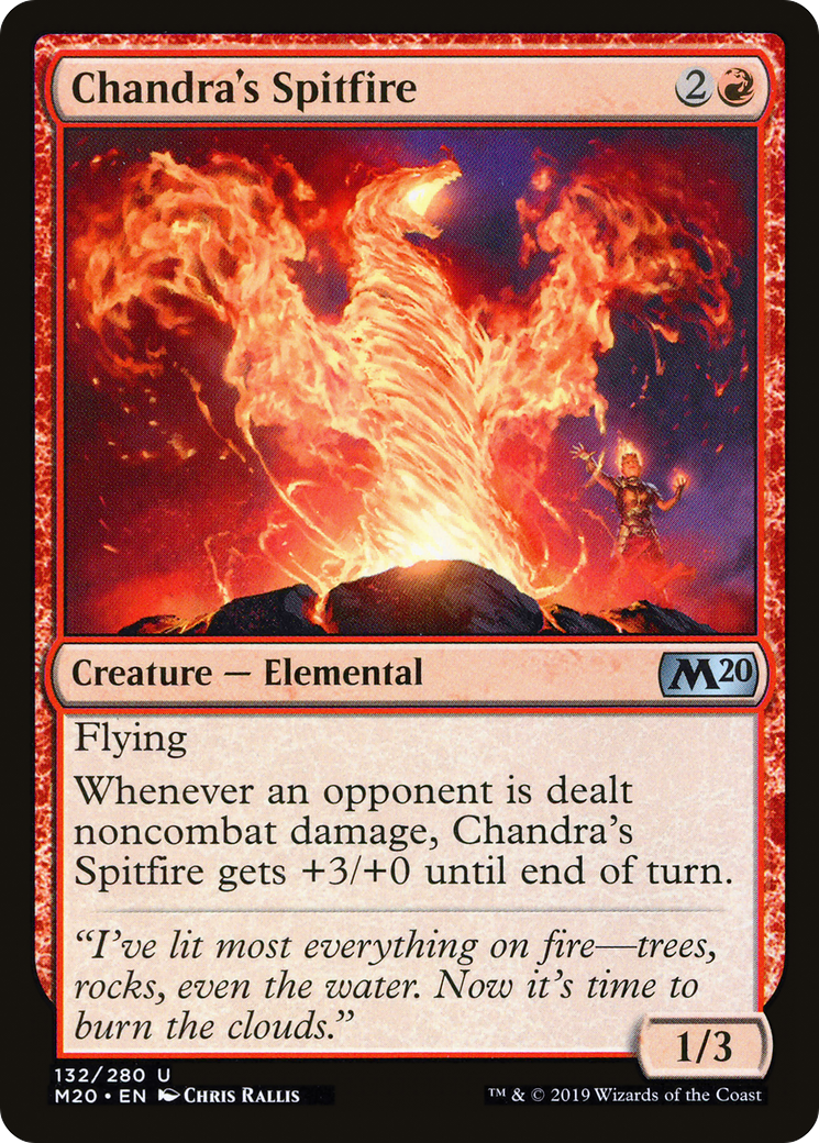 Chandra's Spitfire (M20-132)  Foil