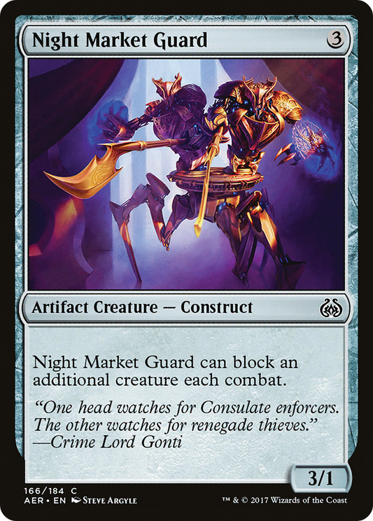 Night Market Guard (AER-166)  Foil