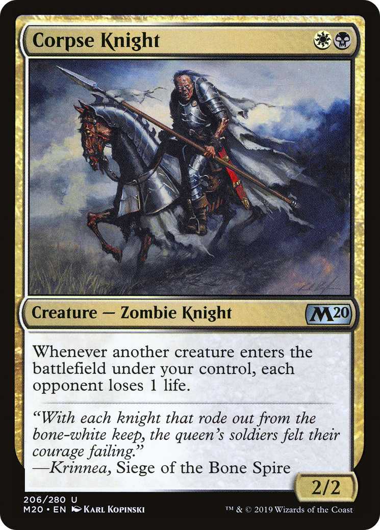 Corpse Knight (M20-206)  Foil