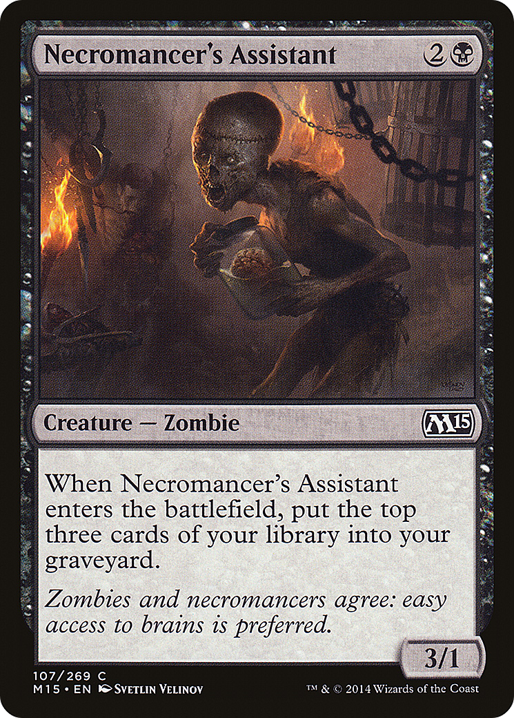 Necromancer's Assistant (M15-107)  Foil