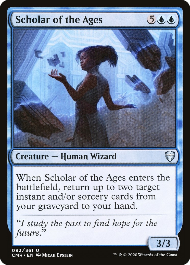 Scholar of the Ages (CMR-093)  Foil