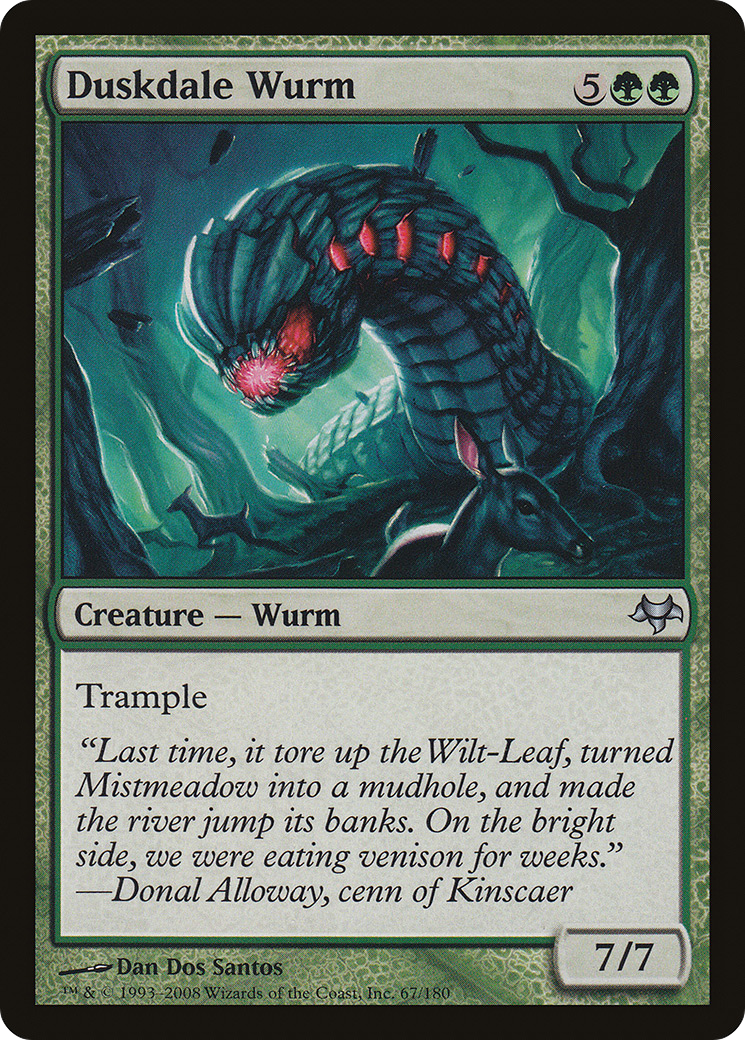 Duskdale Wurm (EVE-067)  Foil